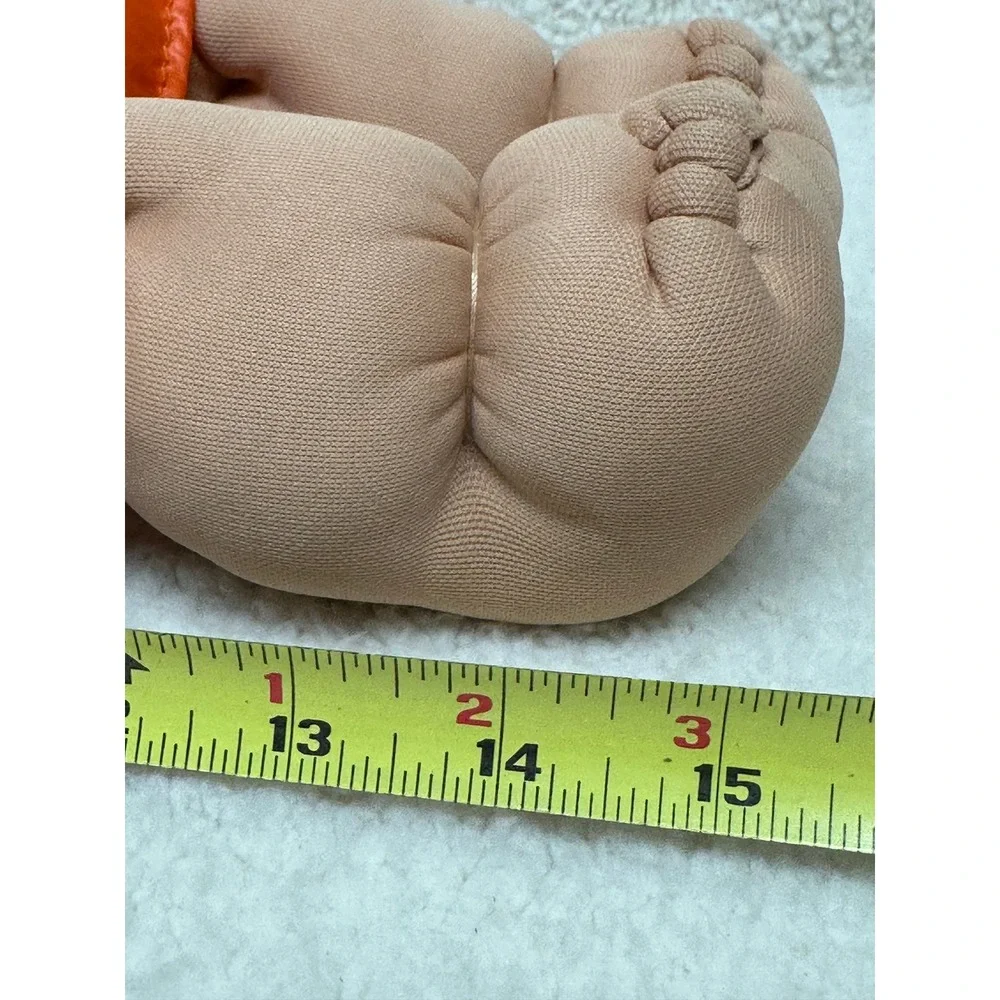 Cabbage Patch Kids Doll Brown Hair Purple Orange Jersey Xavier Roberts 15